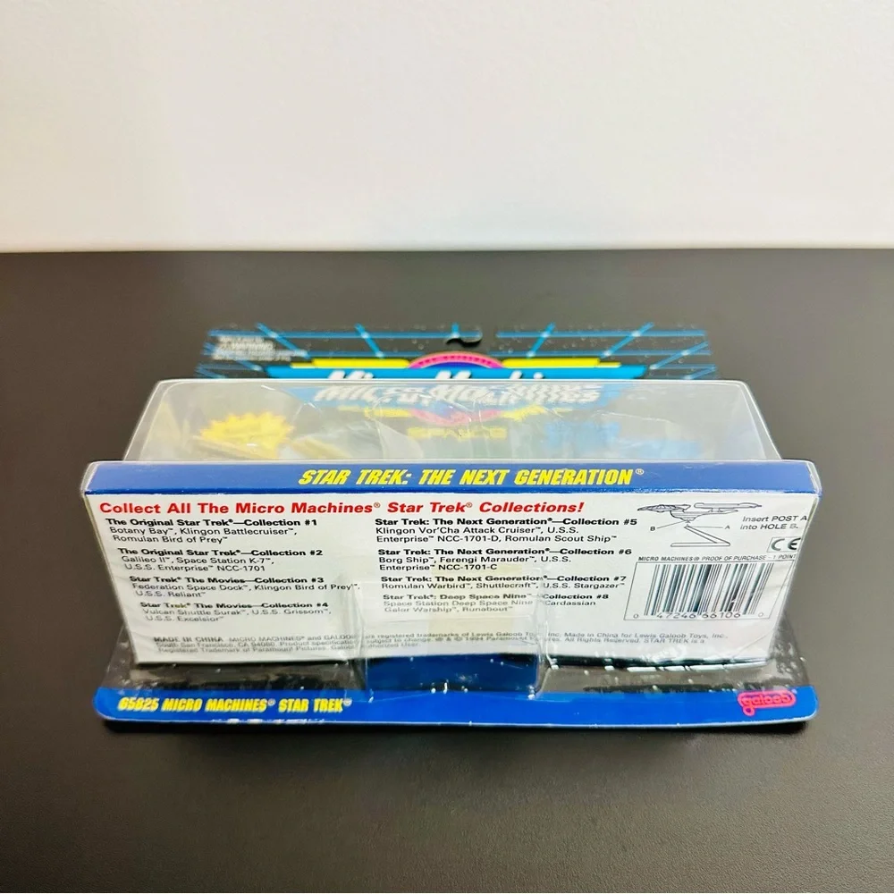 Micro Machines Star Trek The Next Generation STARGAZER WARBIRD SHUTTLECRAFT New! - Picture 6 of 7